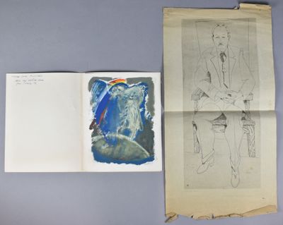 Lot comprenant : - Paul RAMBIÉ (1919-2020) - Composition à l…