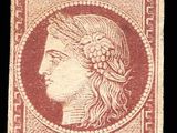 a stamp with a woman ' s head on it