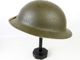 an image of a helmet on a stand on a white background