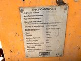 a sign on the side of a machine that says special number plate