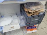 a shelf with a lot of items on it in a store