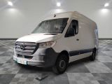 a white van that is parked in a room