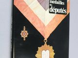 a book with a medal and a medal on it