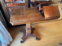 Table d'accouchée ou table de lecture en bois et bois de pla…