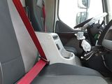 a seat belt on the back of a truck
