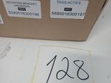 a box with tags on it sitting on a table