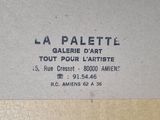 an image of a close up of a label on a piece of paper