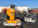 an image of a forklift parked in a parking lot