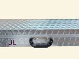 a metal box that has a handle on it