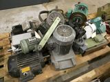 many different types of industrial machinery on a pallet