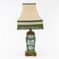 Grande lampe de table composée d'un vase chinois en porcelai… (photo 4)