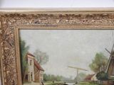 a picture of a painting on the wall of a house