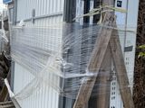 a picture of a pallet that has been wrapped in plastic
