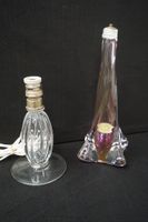 4 lampadaires vintage en cristal - dont : VAL SAINT LAMBERT … (photo 3)