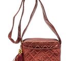 sac à bandoulière en cuir matelassé Chanel