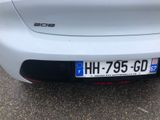 a close up of a car with a license plate on it