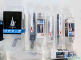 many different types of toothbrushes and toothpaste in the package
