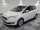 the white ford c - max is parked on a checkered floor