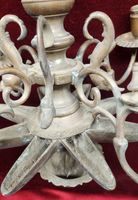 Lustre à huile dit "DE CHABBAT" en bronze à quatre bras de l… (photo 6)