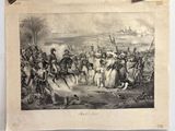 a picture of a picture of a military scene