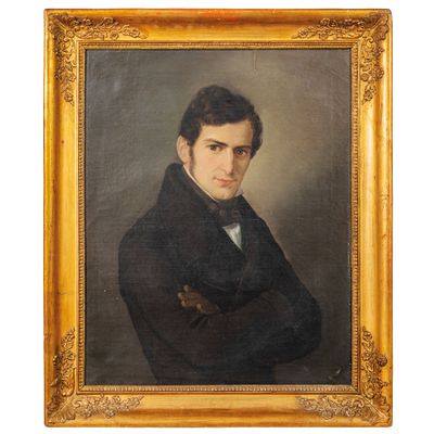PEINTRE DU 19ÈME SIÈCLE Portrait d'un gentilhomme