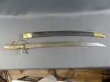 two swords that are on display on a table