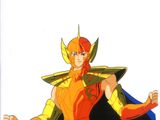 an image of a drawing of a man in a yellow and red outfit