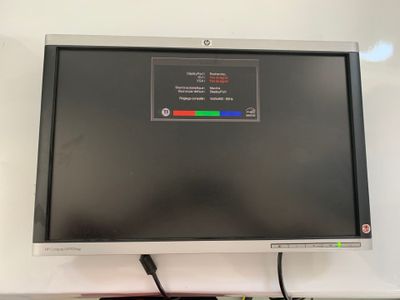 Ecran HP LA1905wg 19 pouces Test d'allumage : ok