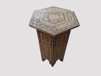 Petite table d'appoint orientale en marqueterie (accidents e… (photo 3)