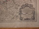 a picture of a picture of a map in a frame