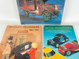 three books about american automobiles, including a model car and a model car