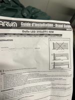 2 cartons de 6 dalles d'éclairage LED pour plafond. (photo 2)