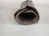 a small piece of leather that is sitting on a table