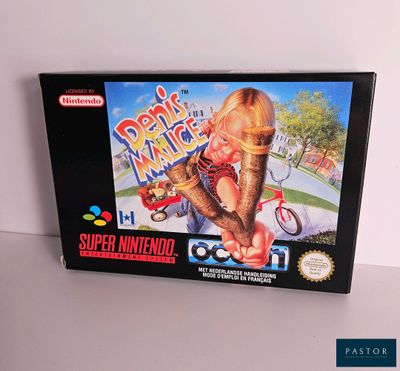 une vieille boîte de jeu Nintendo avec l'image d'une petite fille à vélo