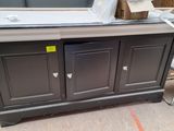 an image of a kitchen island in the process of being built