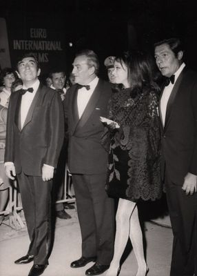 Georges Geret. Luchino Visconti, Anna Karina & Marcello Mast…