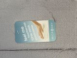 a sign on the seat of a car that says foot care