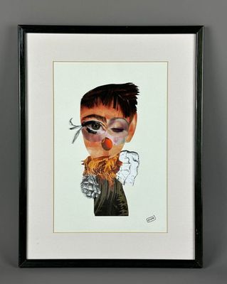 Emilie PARFAIT, Pimprenelle, Collage signé "Empa".