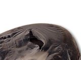 a plastic bag with a hole in it on a table