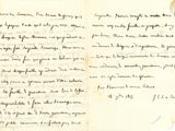 un vieux manuscrit sur lequel figurent des inscriptions à l'encre noire