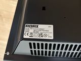 a close up of the back of a laptop computer