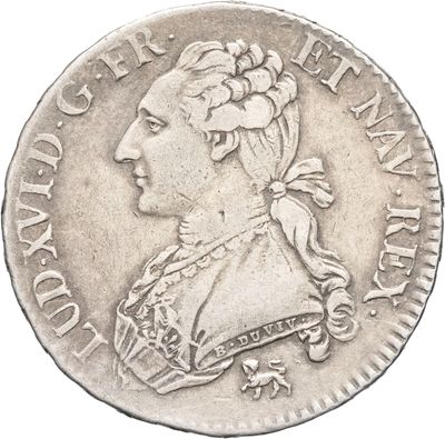 gros plan d'une pièce de monnaie sur laquelle figure une tête de femme