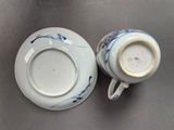 pair of chinese blue and white porcelain cups and saucers