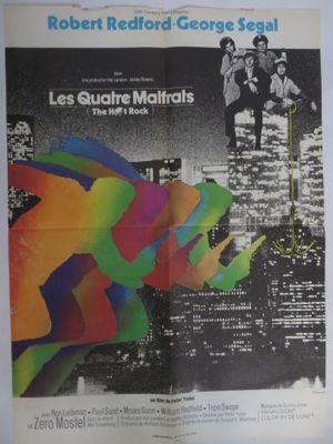 une vieille affiche du film « Les Quatre Marfits »