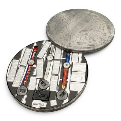 a picture of a coin with a bunch of watches on it