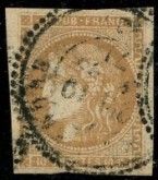 un timbre sur lequel figure l'image d'une femme