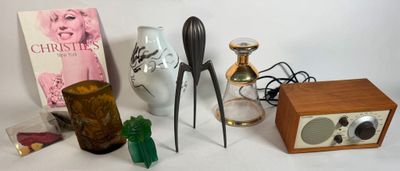 various items that are sitting on a table