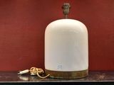 a lamp that is on top of a table