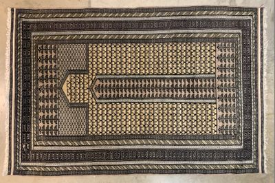 Modefa Tapis De Prière Islamique Turc Janamaz Sajada Pour Famille Ou Mosquée – Grand Tapis De Prière En Velours Pelucheux (rouge Mihrab, 5 Personnes