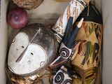 a box full of native items that are in the box